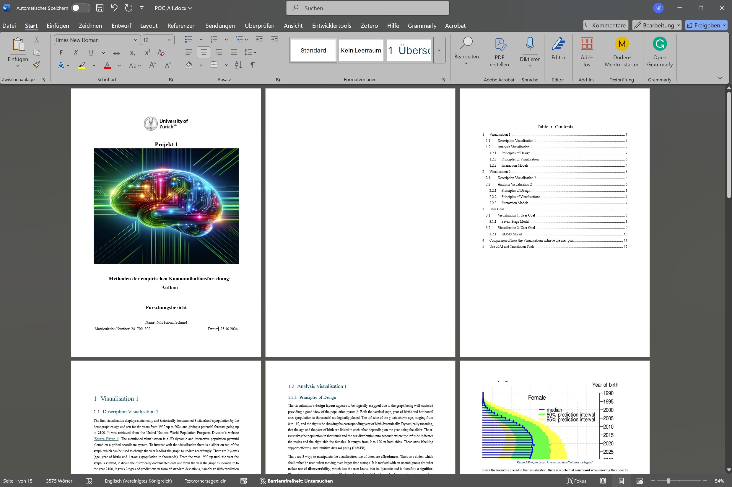 Screenshot Projekt 1